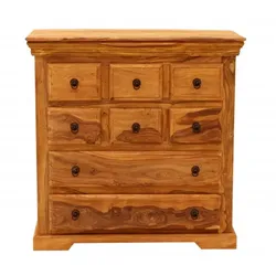 Kommode Jali 90x90x45 aus indischem Sheesham-Massivholz