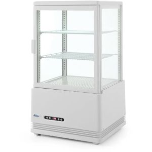 Arktic Kühlvitrine 233610, weiß, 58 Liter, Aufsatz-Kühlvitrine, doppelt verglast