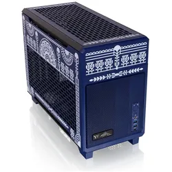 Thermaltake TR100 Koralie Edition Cobalt Blue (Mini-ITX), PC Gehäuse, Blau, Schwarz