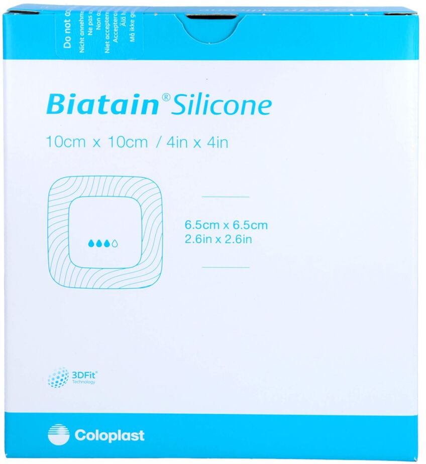 Biatain Silicone Schaumverband 10x10 Cm
