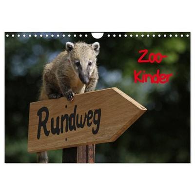 Zoo-Kinder (Wandkalender 2027 DIN A4 quer), CALVENDO Monatskalender