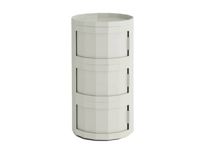 HAY Facet Cabinet 30 Beistelltisch Misty grey