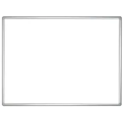 Franken Schreibtafel PRO Emaille, Aluminiumrahmen, 1500 x 1000 mm, weiß
