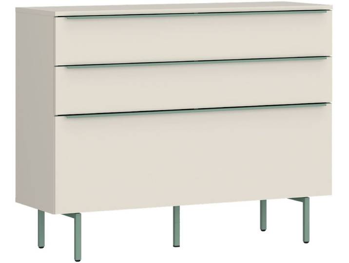 TOM TAILOR HOME Kommode, Lowboard, Breite 110 cm,1 Klappe,2 Schubladen, viel Stauraum