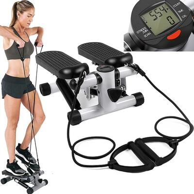 Multicon Wholesale Hub Mini Stepper For Weight Loss, Full Body Workout With LCD Monitor, Portable Stair Stepper Exercise Equipment Mini Stepper For Weight Loss, Full Body Workout With LCD Monitor, Portable Stair Stepper Exercise Equipment