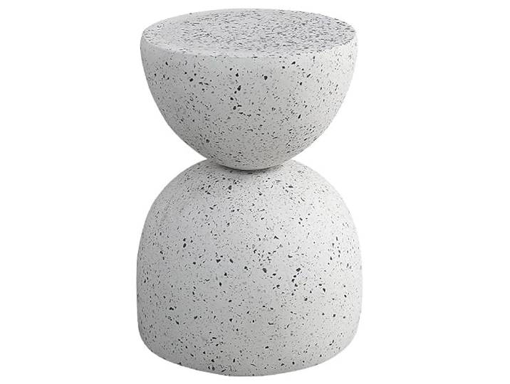 YCCHAH Sofatisch Moderner Terrazzo-Couchtisch, Ecktisch, Café, Homestay, runder Tisch, Wohnzimmer, Sofa, Beistelltisch, Ornamente Wohnzimmer-Beistelltisch