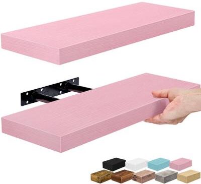 Sorbus Floating Shelves for Wall – 16 Inch Floating Shelf for Kitchen, Bedroom, Living Room, Bathroom, Home & Wall Decor.