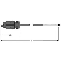 Turck Versorgungsleitung AIDA-GP-52-10M