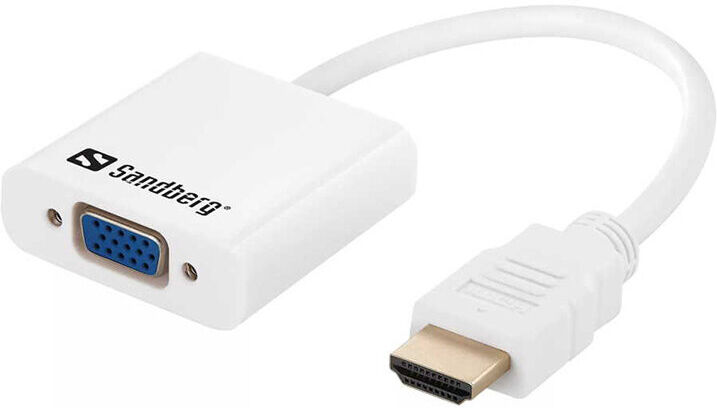 ADAPTADOR SANDBERG HDMI P/VGA E AUDIO