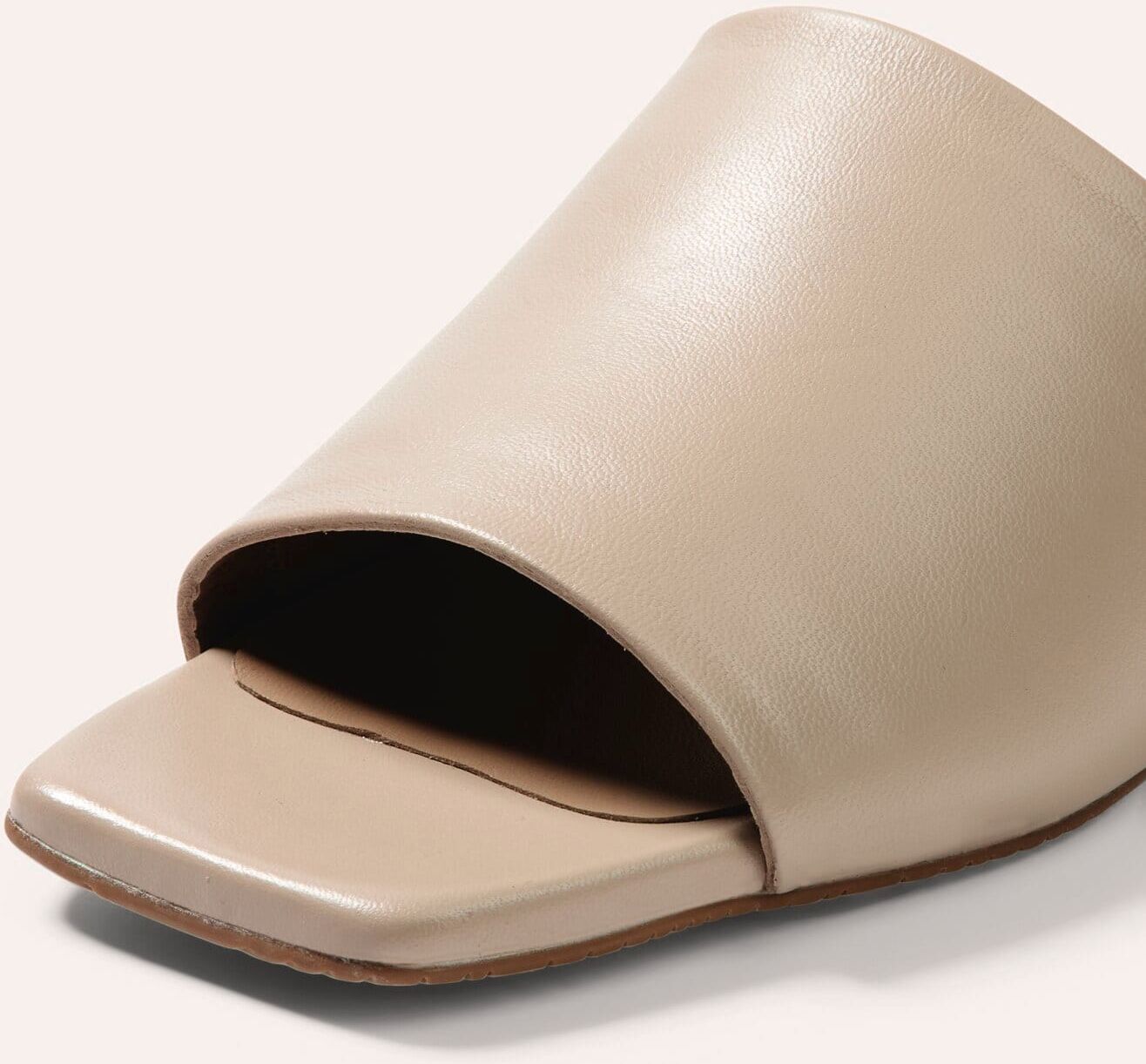 Walbusch Bequem Pantolette Supersoft, noch offen: Größenlauf, Farbe Beige, 41, weiche Vorderfußpolsterung hergestellt in Spanien Damen