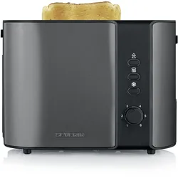 Severin AT 9573 Automatik Toaster Edelstahl Dunkelgrau