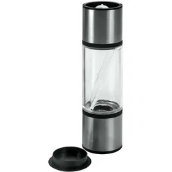 Metaltex Duo Salz- und Gewürzmühle silber / schwarz