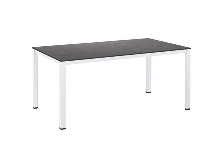 Kettler Cubic Gartentisch 160x95cm Aluminium/Kettalux Weiß Dunkelgrau