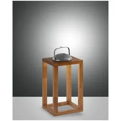 Fabas Luce Blend Akku-Modul-Leuchte LED 1x3W Metall und Holz Walnussfarben 3738-30-130