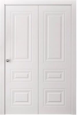 SARTODOORS Basic 9233 White Wood Bi-Fold Closet Doors
