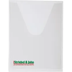 Striebel & John STR ZA61P10 Plantasche DIN A4 Klarsicht selbstklebend VE=10St., Serverschrank Zubehör, Transparent