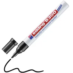Edding industry permanent marker 8300 Rundspitze Einzelstift schwarz