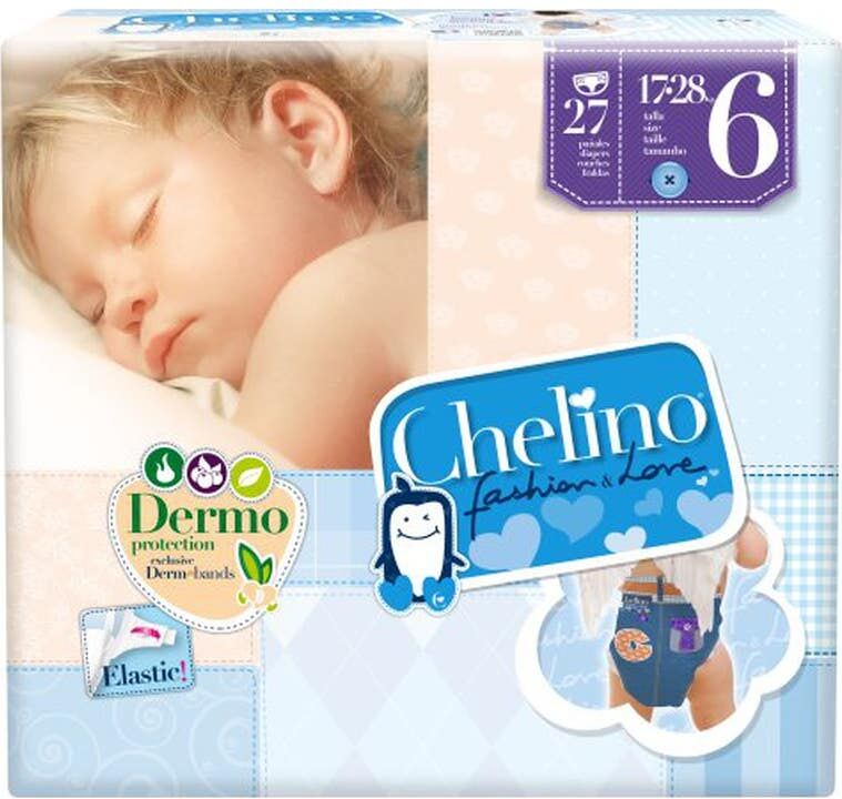 CHELINO Pañal Junior 17-28 Kg T6 27 uds