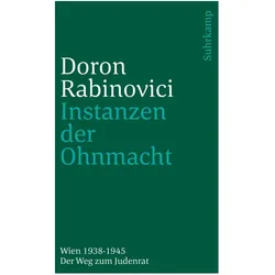 Instanzen der Ohnmacht, Fachbücher von Doron Rabinovici