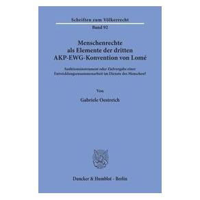 Duncker Oestreich:Menschenrechte als Elemente d (Deutsch, Softcover, Gabriele Oestreich) (55666987)