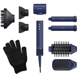 Gamma +, Hairstyler, Gamma+ G+ 400 Multistyler Haar 7 in (7 Aufsätze)