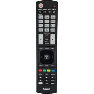 Hama Ersatzfernbedienung LG TV, 221061, beleuchtet, mit Batterie, vorprogrammiert, kompatibel mit LG TV's