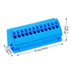 WAGO 812-104 Anschlussblock Blau 10 St.