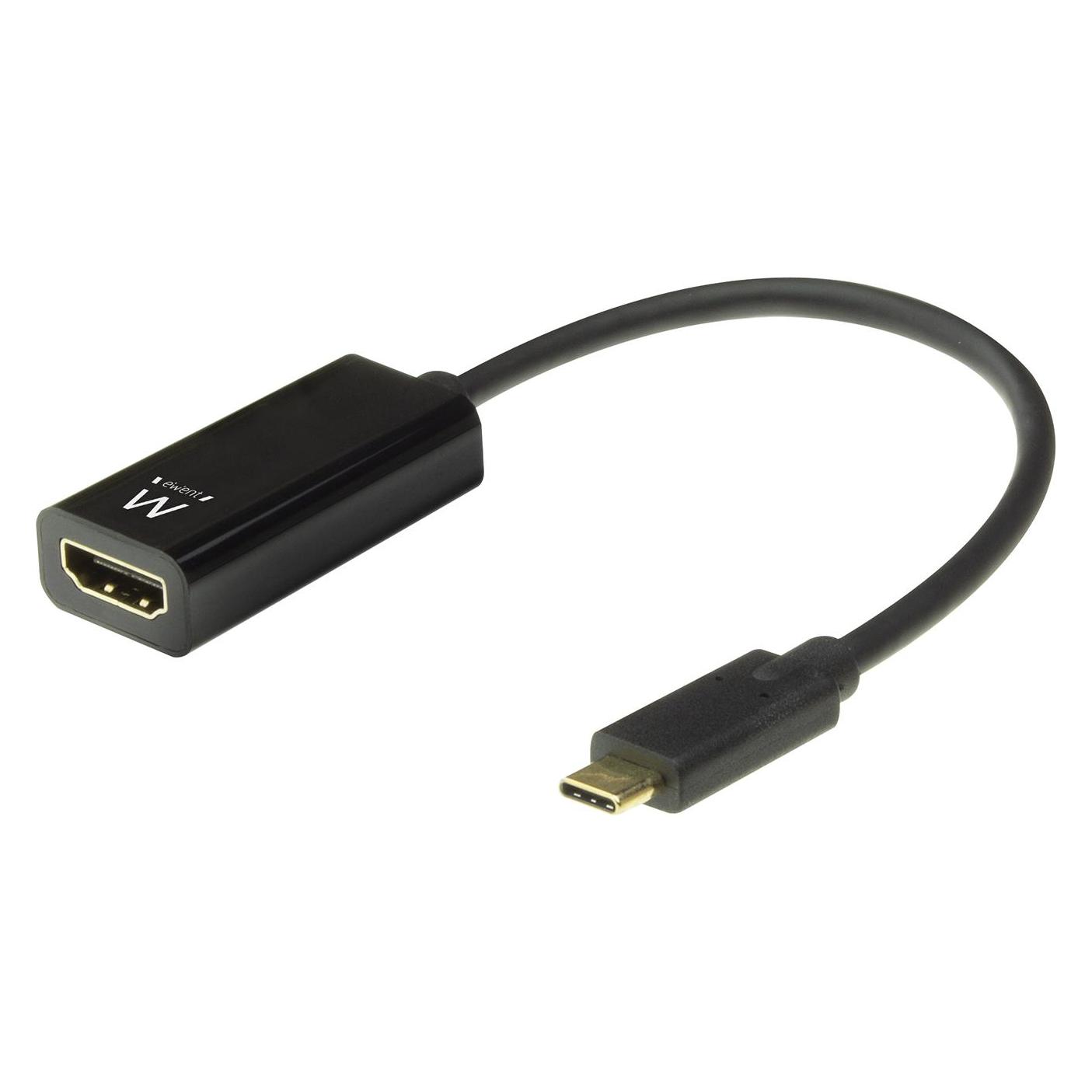 Ewent USB-C to HDMI female adapter, 4K (0.15 m) (EW9823)