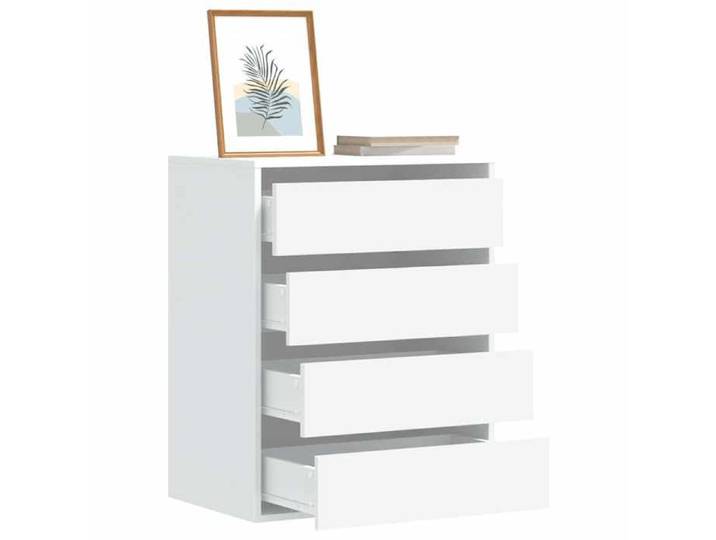 Automne/hiver  Blanc Commode d'angle blanc 60x41x76cm - bois d'ingénierie - Hauteur:76cm DEC3508824
