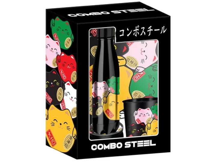 Combo Steel Maneki Neko Black