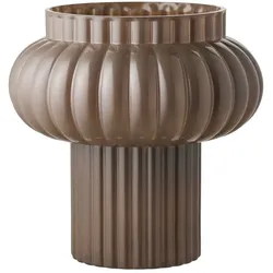 DAHEIM Vase 27 cm Glas Braun