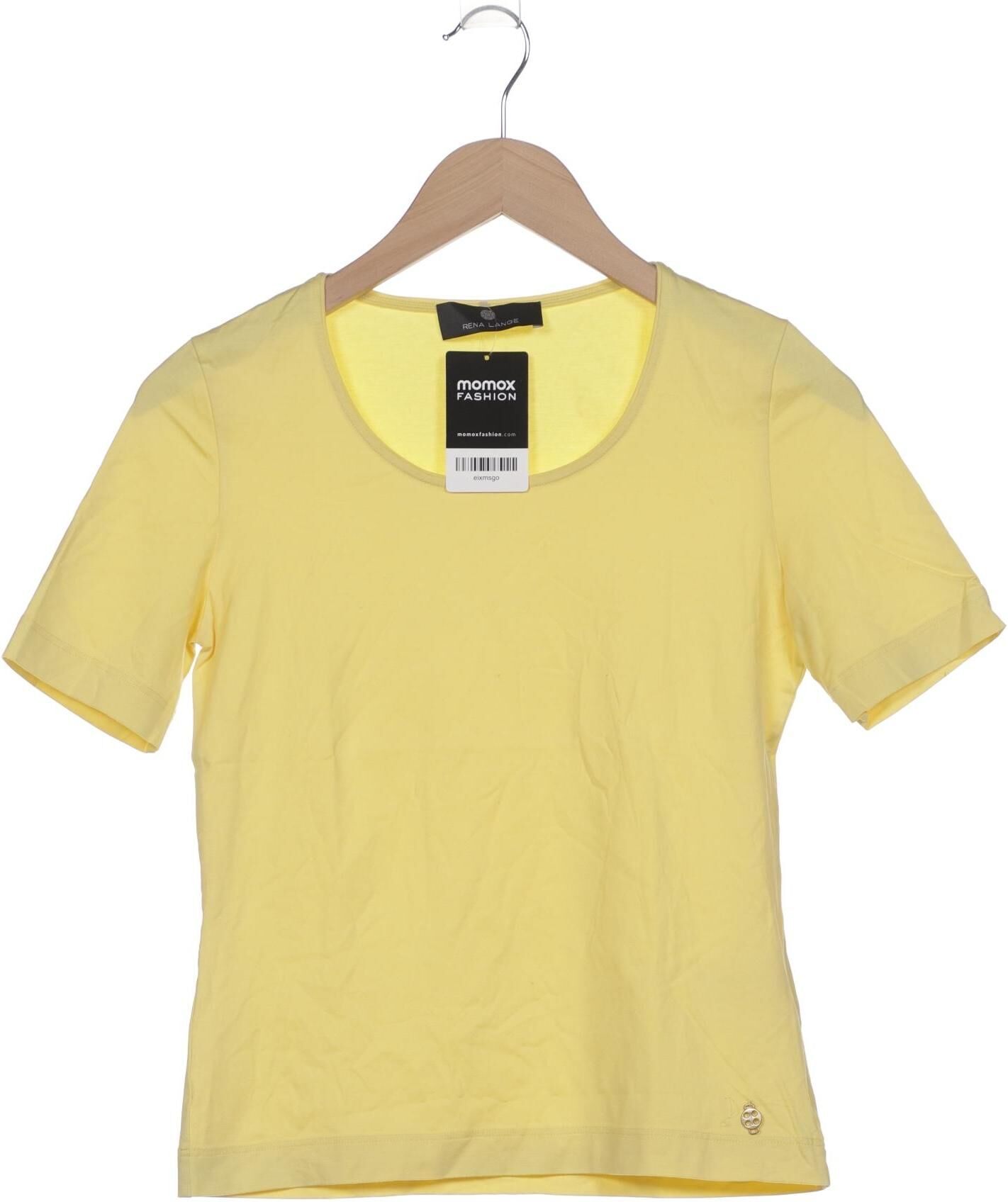 Rena Lange Damen T-Shirt, Gelb, Gr. XS, kein / Etikett - Second Hand