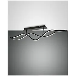 Sinuo LED Pendel-Deckenleuchte 36W schwarz 3666-65-101 Fabas Luce