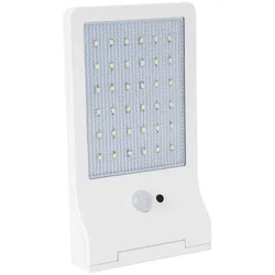 LED-Solarlampe 3W 370 Lumen LI ION 6000K Weiße Außenwandleuchte mit Bewegungsmelder ASLO