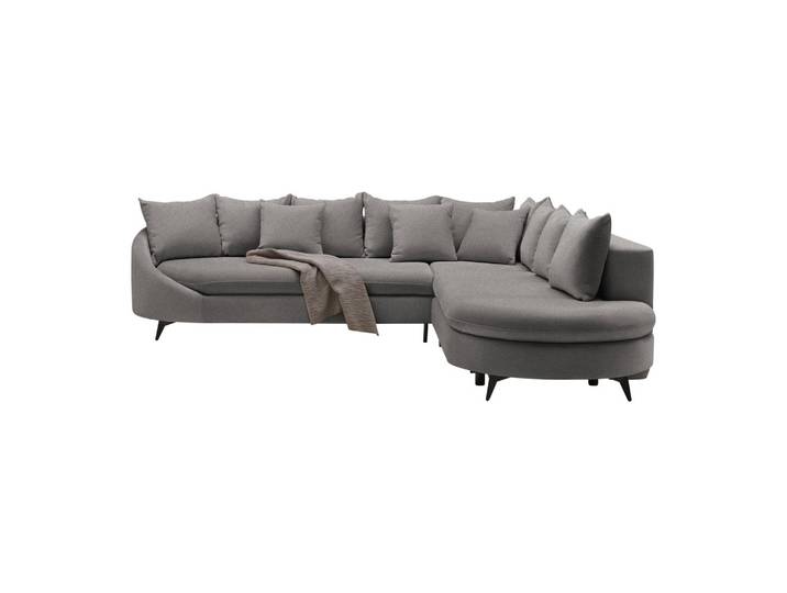 Ecksofa Axel Graphitfarben