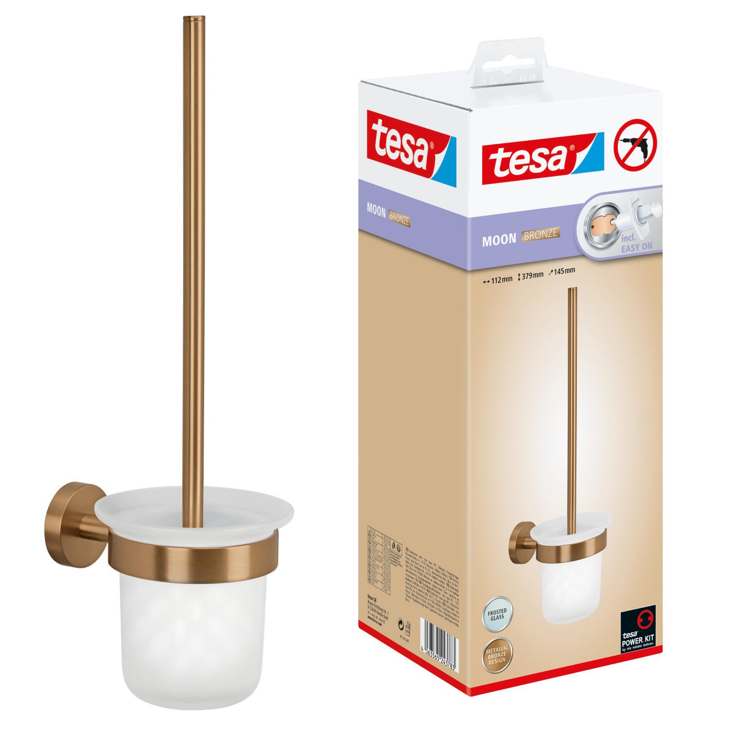tesa Toilettenbürste MOON bronze 40601-00000-00