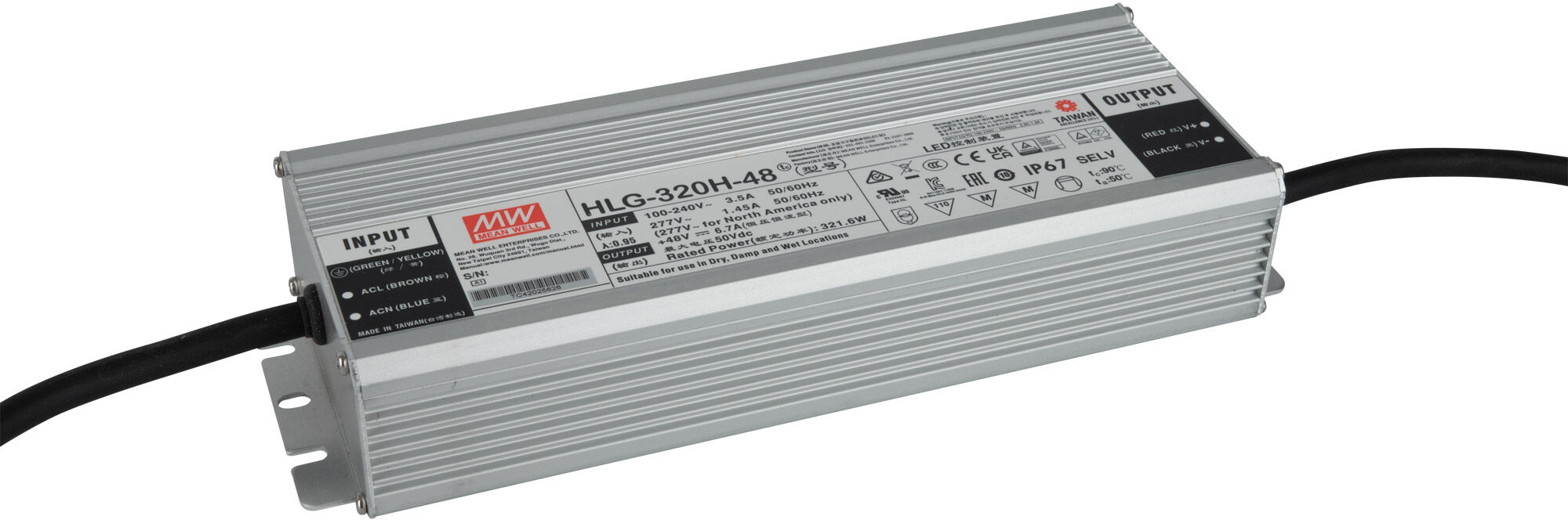 Sonstige Meanwell Led-Netzteil 320 W / 48 V Hlg-320h-48