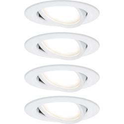 Paulmann 4064161242125 Einbauleuchte 4er Set LED 18 W Weiß (matt)