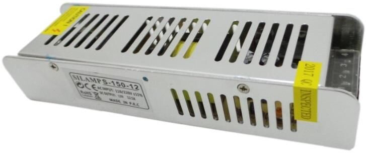 Silamp Transformateur 220V 12V 150W DC 12.5A
