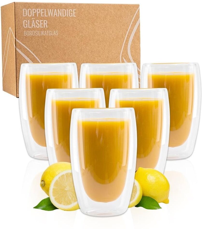Latte-Macchiato-Glas "Exitoso Latte Macchiato Gläser 330 ml, 1 Stück, Transparent", transparent, Trinkgefässe, Latte-Macchiato-Glas transparent Einheitsgröße