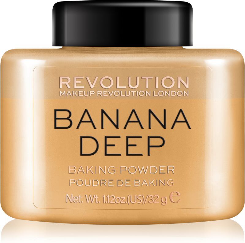 Revolution Baking Powder loose powder shade Banana Deep 32 g