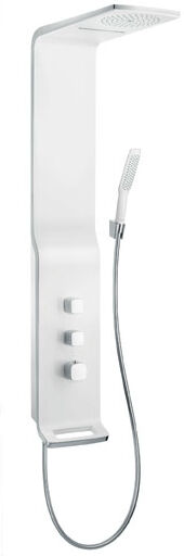 Hansgrohe Raindance Lift panneau de douche 27008000 satin- chromé / chromé , apparent, douchette à main