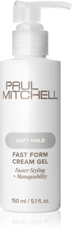 Paul Mitchell Soft Hold Fast Form Cream Gel crème gel coiffante qui accélère le séchage 150 ml