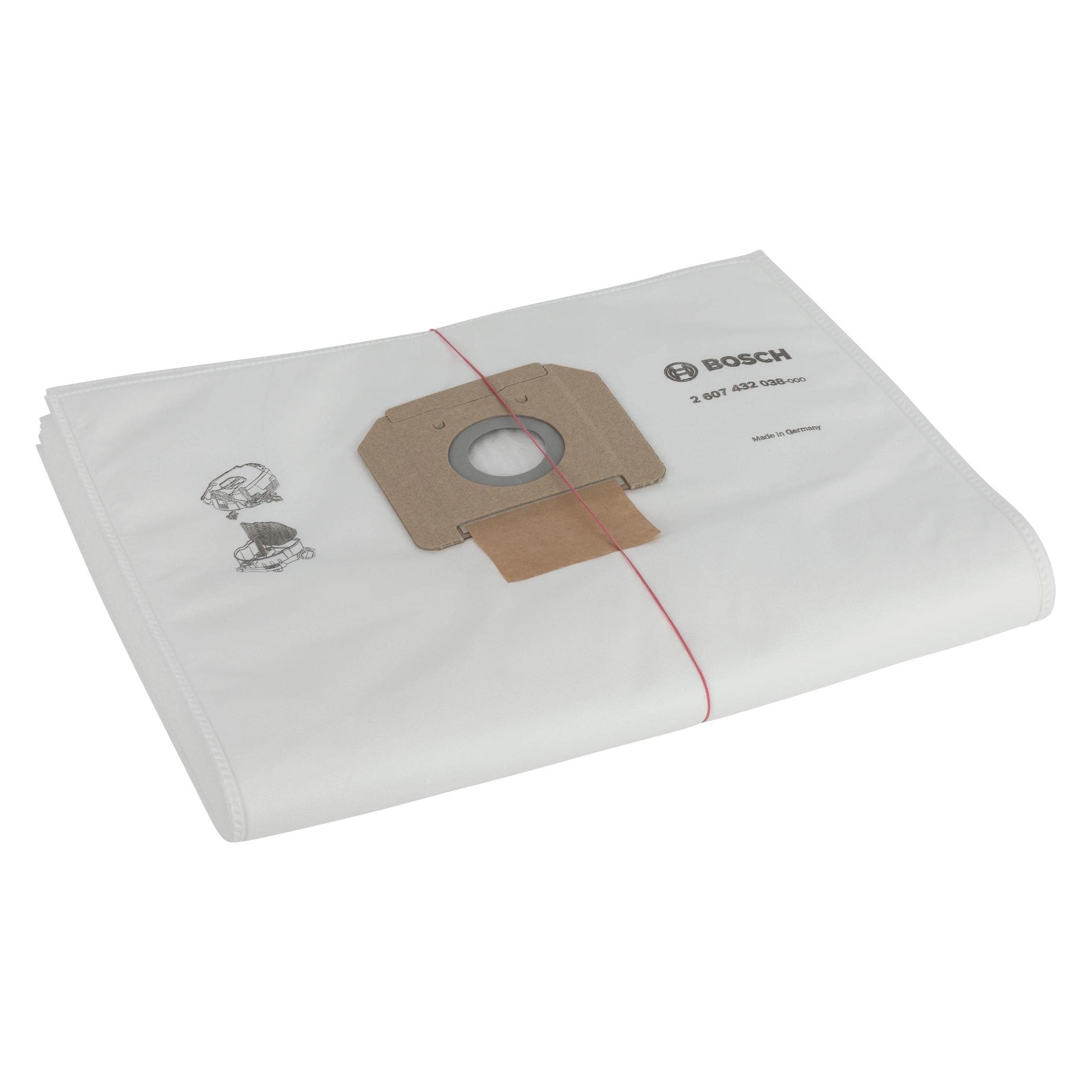 Bosch Professional Zubehör Vliesfilterbeutel für GAS 55 M AFC Professional (2607432038)