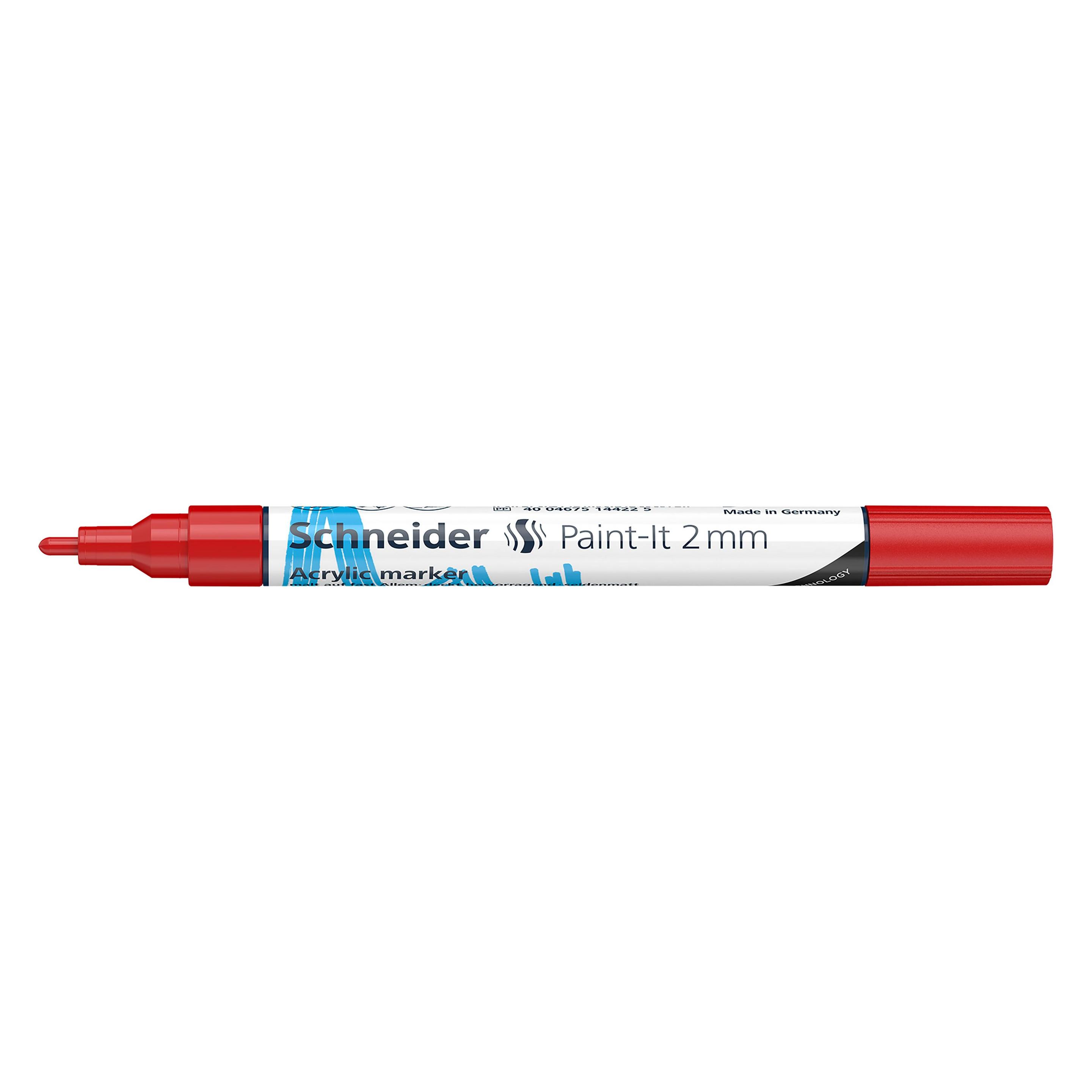 Schneider Acrylmarker Paint-It 310 2mm rot (1x) (120102)