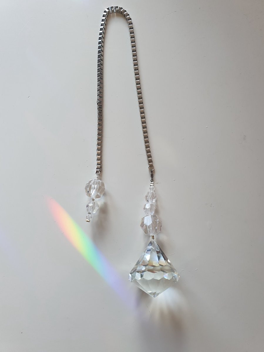 Kristallen Pendel voor Meditatie en Reiki, 24 cm