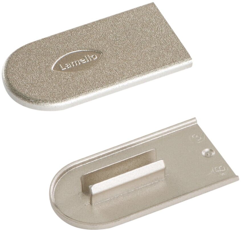 Lamello Abdeckkappe Cabineo 2000 Stück Metalloptik Nickel (186351N)