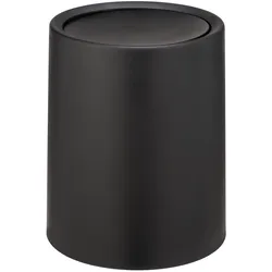 Schwingdeckeleimer ATRI (HT 25,50x21 cm) - schwarz - HT 25,50x21 cm