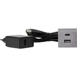 Kopp 939745111 VersaPICK, quadratisch, edelstahl, USB-C  - 4 Stück