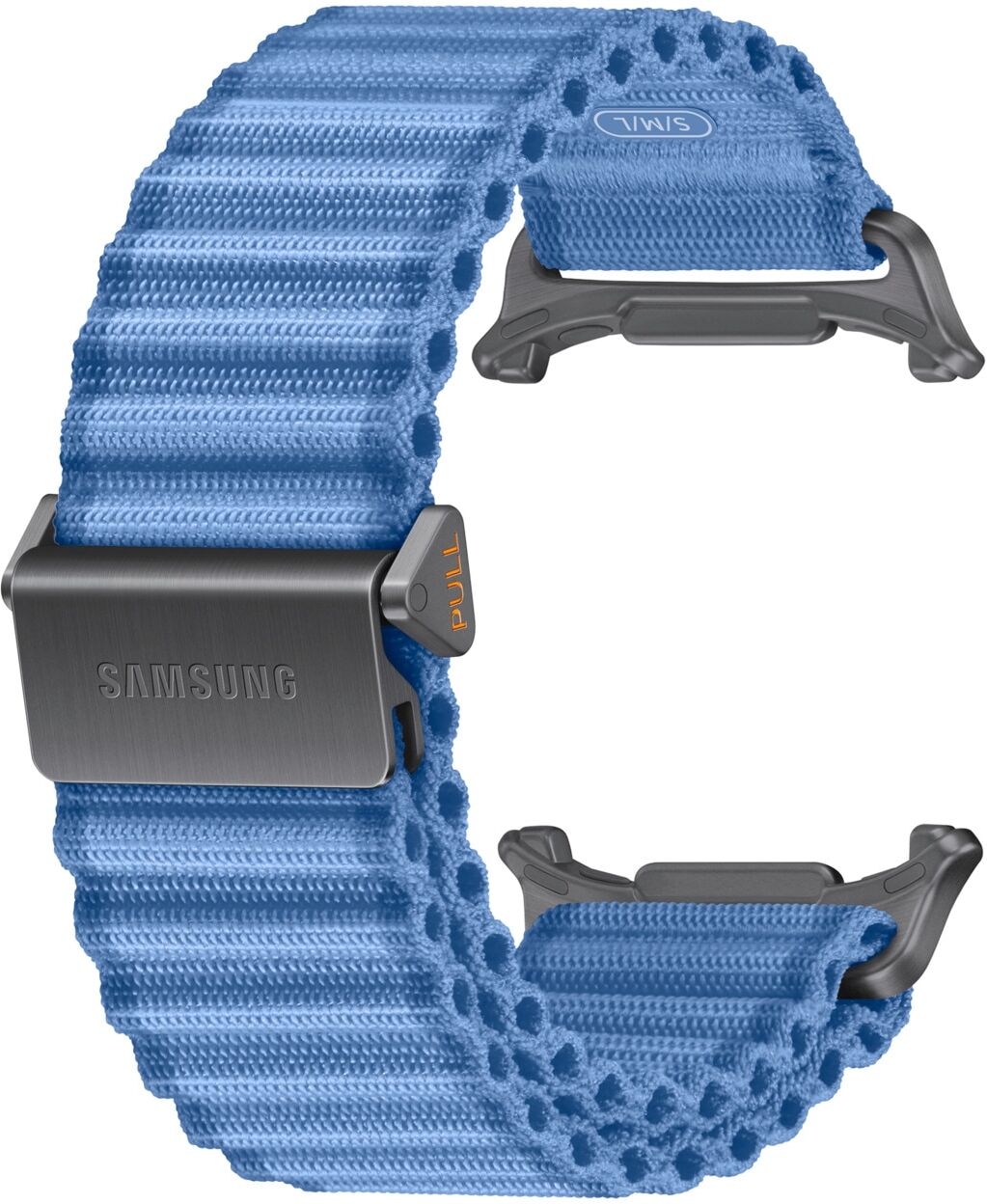 Samsung Smartwatch-Armband "Trail Band für Galaxy Watch Ultra2 und Ultra", blau, Uhrenarmbänder, Smartwatch-Armband